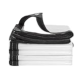 1,5x4m Transparente Plane Abdeckplane Poly-Plane Wasserdichte Plane Mit Ösen, Mehrzweck-Plane Warmhaltende Frostschutzpflanze Tarp-Abdeckung Pflanzendach Regenschutz Gewebeplane Für Gew