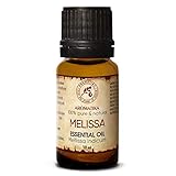 Zitronenmelisse Öl 10ml - Mellissa Indicum - Indien - 100% Reine & Natürliche Zitronenmelliseöl - Melissenöl für Guten Schlaf - Rumduft - Aromatherapie - Spa - Aroma Diffuser - Duftlamp