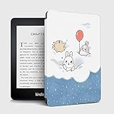 YMXCNM Hülle Für Kindle - Cloud White Rabbit Smart Slim Case Cover Für Kindle Paperwhite 4 10 Generation 2018 Auto Wake/Sleep Ebook Shell Für Kindle Paperwhite 1/2/3, Für Pq94W