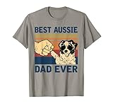 Herren Bester australischer Vater aller Zeiten Vintage Australischer Hund T-S