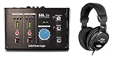 SSL 2+ USB-C Audio-Interface Set (kompaktes 2 In/4 Out USB-C Audio-Interface inkl. Kopfhörer)