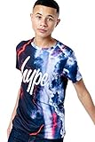 Hype Kinder T-Shirt Stormy Sky Rot - - 11-12 J