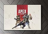 Zhufu Apex Legends Videospiel Poster Und Drucke Wohnzimmer Wandbild Leinwand Malerei Art Deco Dekoration Cuadros 40X50Cm(Ob-5363)