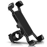 Fahrrad-Telefonhalterung, 360 Grad drehbar, Anti-Shake-Handy-Halterung, verstellbar, universal, Mountainbike, Motorrad, Handyhalterung, Ständer, Halteklemme, Fahrradlenker-Zubehö