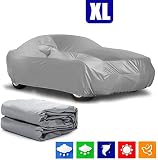 Autoabdeckung Autoplane Autogarage Wasserdicht Staubdicht Schneeschutz Sonnenschutz Vollgarage Ganzgarage Abdeckplane Auto Abdeckung Plane XLarg