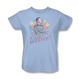 Star Trek - St: Next Gen / Shut Up Wesley Women's T-Shirt in Hellblau, Large, Light B