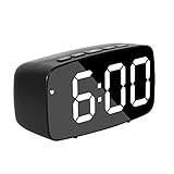 HHzha Digitaluhr Alarm Clock Kleine Wecker Alarm Uhren Laut Smart Uhren Uhren Für Schlafzimmer Kinder Alarm Uhren Digitale Alarm Uhren Nacht B