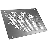 Kolink Rocket Heavy Aluminium Vented Side Panel, PC Gehäuse Alternatives Seitenteil aus Aluminium, Stylishe Hexagonale Aussparungen, Zusätzliche Belüftung, Gunmetal Grey