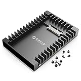 ORICO 2,5' auf 3,5' interner Festplattenadapter Konverter Einbaurahmen Wechselrahmen, für 2,5 Zoll SATA HDD oder SSD von 7/9,5/12,5