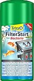 Tetra Pond FilterStart - hochaktiven Bakterienmix aus Filter- und Reinigungsbakterien, verlängert die Reinigungsintervalle des Teichfilters, 500