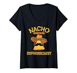 Damen Nacho Durchschnittlicher Impressionist Mexikaner Cinco De Mayo Fiesta T-Shirt mit V
