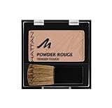 Manhattan Powder Rouge – Beiges Blush mit Puder Textur und beiliegendem Pinsel – Farbe Nude Mood 38G – 1 x 5g