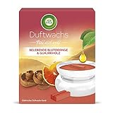 Air Wick Duftwachs Starter-Set – Duft: Belebende Blutorange & Guajakholz – 1 x Elektrisches Duftwachs-Gerät in Weiß, inklusive 2 x Duftwachsstäb