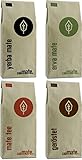 Mate Tee Probierset ● 4 Bio Matesorten ● je 100g Erva Mate + Yerba Mate + grüner Matetee + gerösteter M