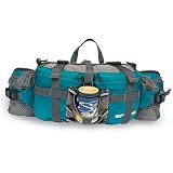 AFFINEST Wander-Fanny Pack für Männer und Frauen, wasserdichte Outdoor-Hüfttasche, Wasserflaschenhalter, Lendenwirbel-Rucksack, Angeln, Jagd, Laufen, türkis,