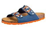 Lico Pantolette Bioline Kids Jungen Pantolette, Blau, 34 EU