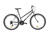 F.lli Schiano Damen Ghost Mountainbike, anthrazit/rot, 26''