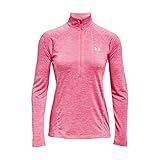 Under Armour Tech Twist Trainingslongsleeve Damen rosa/Silber, L