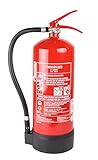 HausundWerkstatt24 6l Feuerlöscher Schaum blau 6L AB 6LE mit Halterung Dauerdrucklöscher (GPN-6X Instandhaltungsnachw