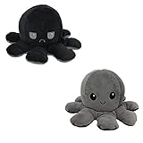 Incor Kinderspielzeug Geschenk Plüschtiere niedlich kleine Octopus Toy Doppelseitiges Flip-Plüschtier Süße Wendepuppe Stofftierpuppe für Kinder Mädchen Jungen F