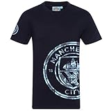 Manchester City FC - Herren T-Shirt mit Grafik-Print - Offizielles Merchandise - Geschenk für Fußballfans - L