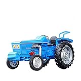 DZYWL Auto Spielzeug Modellbausätze 1:18 Simulation Traktor Legierung Druckguss Automodell Kinderspielzeug Dekoration Ausdruck Der Liebe (Farbe : Blau)