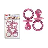 PARTY DISCOUNT ® Schnuller 5 cm, 5 Stk., rosa,