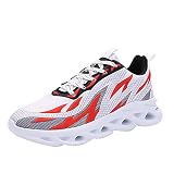 PANGKII Sportschuhe Unisex Tennisschuhe Basketballschuhe Outdoor Mesh Laufschuhe Atmungsaktive Schuhe Sportschuhe Fliegendes Mesh Atmungsaktive Schuhe Dicksohlen stoßdämpfende L