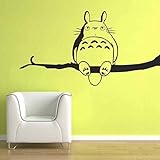 Wandaufkleber Totoro Vinyl Wal-Aufkleber Inspiriert Kinderzimmer Spielzimmer Totoro Wandtattoo 58X110C