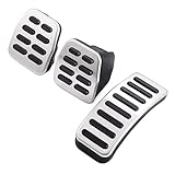 Auto Pedal Pad Cover, Kupplungspedal Pads, Bremspedalzubehör, for Jetta Golf 4 Vento Polo Käfer Fuchs MK4. Audi A1 A2 TT. Seat Leon Arosa Ibiza Toledo Cordoba for Skoda Fabia Kupplung Bremsfußpedal B