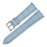 Frauen Uhrenarmbänder Uhrenzubehör 12-22mm Uhrenarmband echtes Leder-Uhrenarmband Grün, Blau, 14