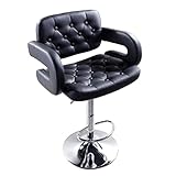 huasa 2er Set Barhocker Holz Barstuhl 60-80cm,Barstuhl 360°drehbar höhenverstellbar für Bar Küche und Zuhause für Bar Küche und Z