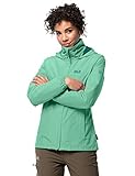 Jack Wolfskin Damen Stormy Point Jacket W atmungsaktive Regenjacke, Grün (pacific green), XS