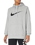 Nike Dri-FIT Kapuzenpullover Dk Grey Heather/Black S