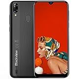 Blackview A60 Pro Smartphone ohne Vertrag Günstig 4G - 6,1 Zoll 3GB + 16GB, 256GB erweiterbar 4080mAh Akku, 8MP+5MP Kamera Dual SIM Handy - Schw