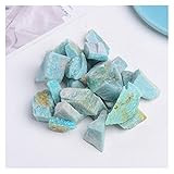 WANGXINTAI Natürliche Quarz Mineralien Exemplar Amethyst Rose Quarz Rohkristalle Lrregular Form Raue Rock Stone Home Decor (Color : Amazon Stone, Size : 100g)