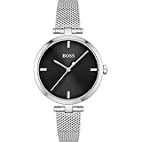 Hugo Boss Womens Analog Quartz Uhr mit Edelstahl Armband 1502594