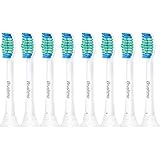 Brushmo HX6013/HX6015 Ersatz-Zahnbürstenköpfe, kompatibel mit Philips Sonicare Elektrische Zahnbürste, 8 Stück