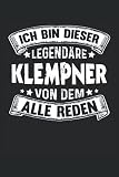 Klempner Legende Notizbuch (liniert) Sanitär Handwerker I