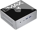 Mini Pc BMAX 8GB+128GB+SSD Gemini Lake N4120(fino a 2,6GHz) Business Desktop Computer with Windows 10 Pro Micro PC Triple Display Processor 4KHD,Dual HDMI,4×USB,2.4G/5G WiFi,Gigabit Ethernet,BT4.2