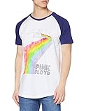 Rockoff Trade Herren Pink Floyd Prism Arch Raglan T-Shirt, weiß, L