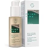 Hyaluronsäure Serum hochdosiert 50ml, vierfach Hyaluron Booster mit Parakresse, Anti Aging Collagen Falten Creme für Gesicht & Dekolleté von Painted Palms, Naturkosmetik & Vegan – Made in Germany