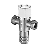 JIAGU Ersatzteil G1 / 2'Universal 3-Wege-Edelstahl-Dusche-Umleitungsventil Für Handschuh-Universal-Duschkomponenten (Color : Silver, Size : G1/2)