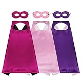 Umhang und Maske Superhelden Cosplay Kostüme für Kinder Jungen Mädchen Halloween Weihnachten Geburtstag Bühnenaufführungen Thema Party Carnival 3 S