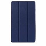 Hülle für Galaxy Tab A7 Lite 8.7 Zoll 2021,Premium Weich PU Leder Folio Ständer Faltbar Schutzhülle,Ultra Schlank Magnetische Smart Cover Case für Galaxy Tab A7 Tablet Schutz Hülle (Dark Blue)