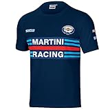 Sparco T-Shirt Replica Martini Racing, Marineblau, S