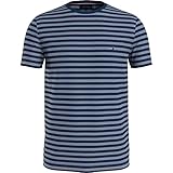 Tommy Hilfiger Herren Stretch Slim Fit Tee Sporthemd, Twilight Indigo/Daybreak Blue, L