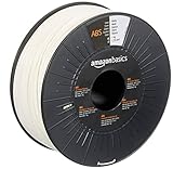 Amazon Basics 3D-Drucker-Filament aus ABS-Kunststoff, 1,75 mm, Weiß, 1-kg-Sp