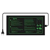 LERWAY Heizmatte Zimmergewächshaus Wärmematte Reptil Dragon Temperatur Heizkissen Amphibien Pet Mat Wärmer Bett Matte, 20,75'x10' Zoll, 30Watt (1, 30W)