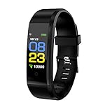 Tinked Smart Armband 0,96 Zoll TFT-Bildschirm 90 mAh Herzfrequenz Blutdruckmessung Kalorien Fitness IP67 Wasserdicht BT Alarm Sport Armbanduhr für Android/iOS